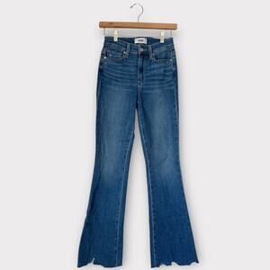Paige High Rise Laurel Canyon light wash flare 24